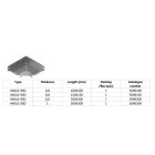 CT1 90° sarok elem H:40 W:200 mm Elmark