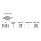 CT1 90° sarok elem fedő H:15 W:300 mm Elmark