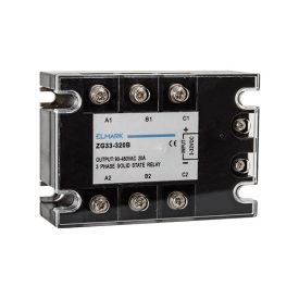 Szilárdtest relé ZG33-3-20B 400VAC 20A 3P Elmark
