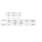 Szigeteletlen toldóhüvely GTY-6 Elmark