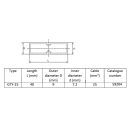 Szigeteletlen toldóhüvely GTY-25 Elmark