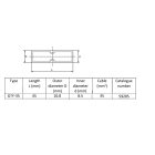 Szigeteletlen toldóhüvely GTY-35 Elmark