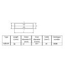 Szigeteletlen toldóhüvely GTY-95 Elmark
