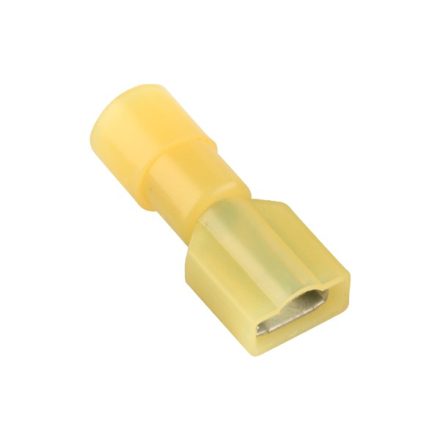 Teljes szigetelésű rátolható csatlakozó hüvely FDFNY 5,5 - 250 SÁRGA Elmark