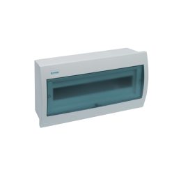   Elosztószekrény süllyesztett doboz IP40 12 modul kék ajtó Elmark