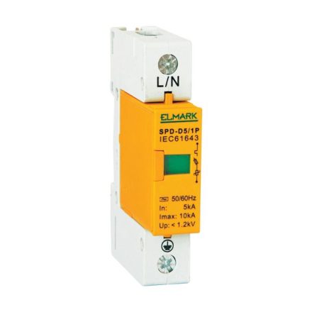 Túlfeszültség levezető SPD-B40/1P In 40kA Elmark
