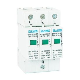 Túlfeszültség levezető SPD-D5/3P In 5kA Elmark