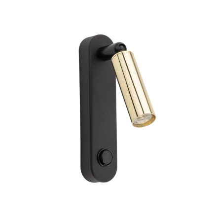 Enzo 1xG9 fali lámpa fekete/arany TK Lighting