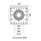 Manhole box 200Х200Х200mm Elmark