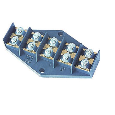 Elosztó csatlakozó 5x 4X16mm² fekete Elmark