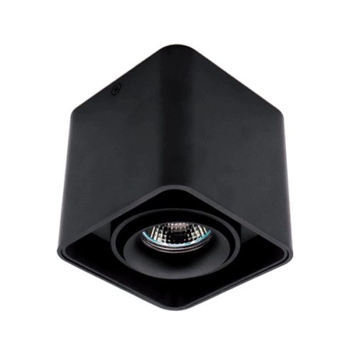 Spot lámpatest 1XGU10 négyzet billenthető fekete Elmark