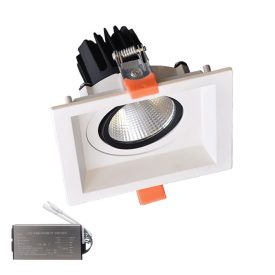   30W 3000K IP44 230V fehér LED mélysugárzó inverterrel Elmark