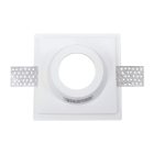 Gypsum spotlámpa szögletes GU10 Elmark