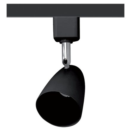 6,5W 4000K sínes lámpatest fekete Elmark