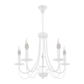 Angela csillár 5XE14 fehér Elmark