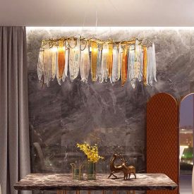 Antonio csillár 12XG9 arany/kristály Elmark