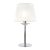 Barbara asztali lámpa 1XE14 fehér/króm Elmark