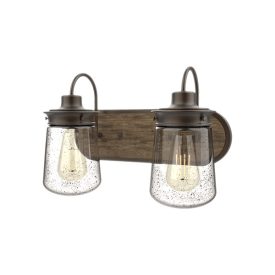 Bianca fali lámpa 2XE27 Elmark