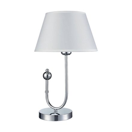 Carmen asztali lámpa 1XE27 fehér króm Elmark