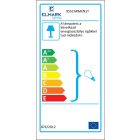 Carmen asztali lámpa 1XE27 fehér króm Elmark