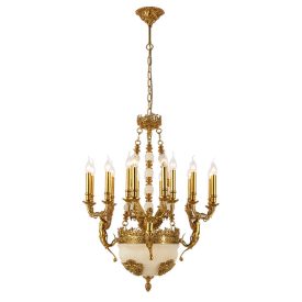 Charles csillár 19XE14 sárgaréz Elmark