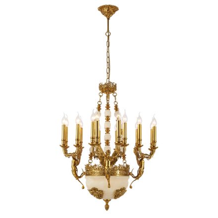 Charles csillár 19XE14 sárgaréz Elmark