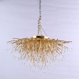 Eduard mennyezeti lámpa 7XG9 arany/kristály Elmark