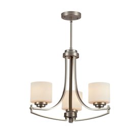 Erin lux csillár 3XE27 szatén/nikkel Elmark