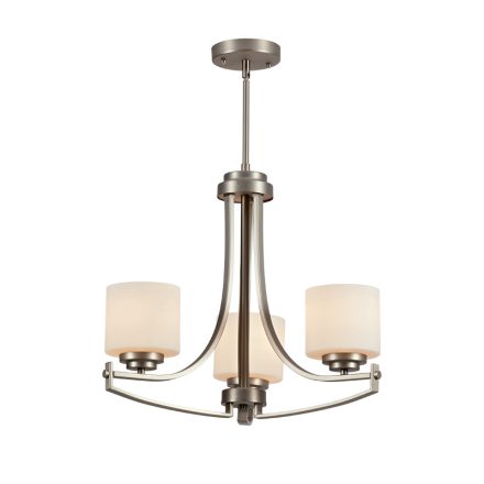 Erin lux csillár 3XE27 szatén/nikkel Elmark