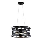 Helix függeszték 3XE27 fekete Elmark