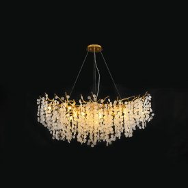 Hugo csillár 13XG9 arany/kristály Elmark