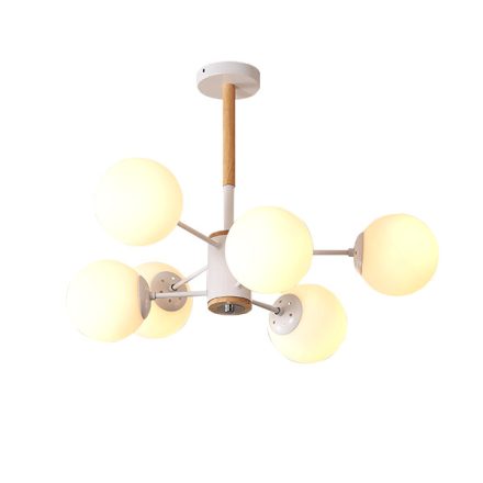 Isabel csillár 6XE27 fehér Elmark