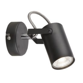 Izzy spot 1xGU10 fekete Elmark