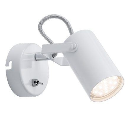 Izzy spot 1xGU10 fehér kapcsolóval Elmark