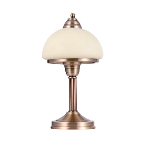 Krista asztali lámpa 1XE27 bronz-bézs Elmark