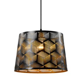 Marsel csillár 1XE27 arany/fekete Elmark