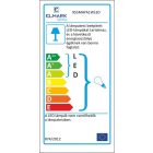 Maya fali lámpa 1XE27 +1WLED 4000K króm Elmark
