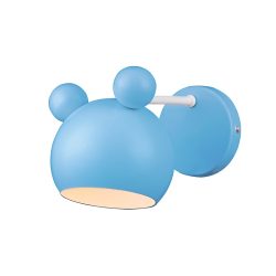 Mickey fali lámpa 1XE27 kék Elmark