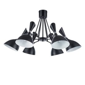 Morgan csillár 6XE14 fekete Elmark