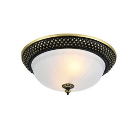 Petra M mennyezeti lámpa 2XE27 380mm fekete Elmark