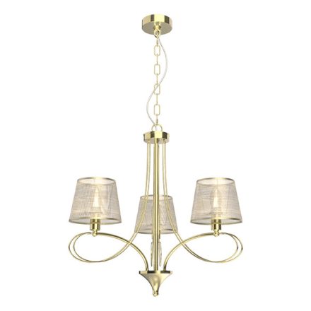 Rebecca csillár 3XE14 arany Elmark