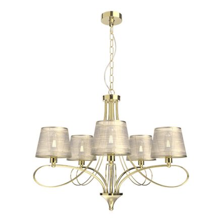 Rebecca csillár 5XE14 arany Elmark