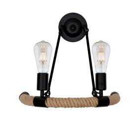 Rope fali lámpa 2XE27 Elmark