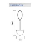 Senso LED fali lámpa 8,5W 3000К Elmark