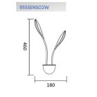 Senso LED fali lámpa 17W 3000К Elmark