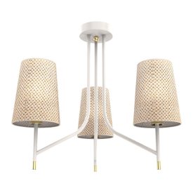 Thera csillár 3XE14 fehér/króm Elmark