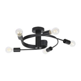 Twist spot 5XE27 fekete Elmark