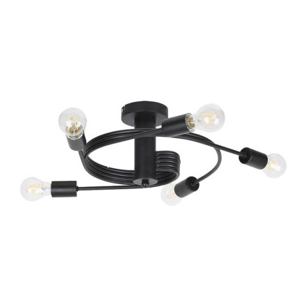 Twist spot 5XE27 fekete Elmark