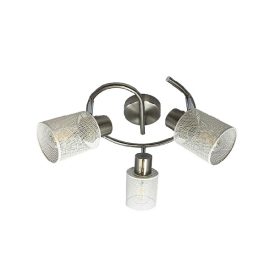 Yoli spot 3XE27 szatén nikkel Elmark