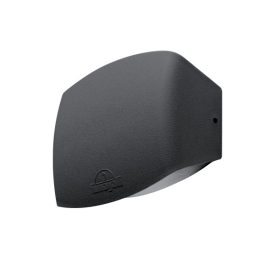 Abram LED fali lámpa 7,5W CCT 4000K IP55 fekete Elmark